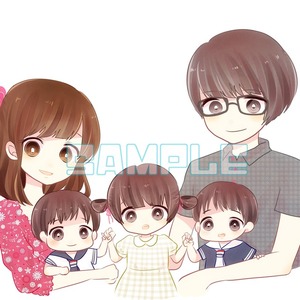 デフォルメ似顔絵描きます