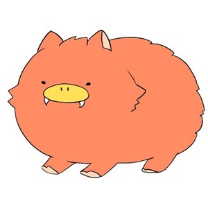 デフォルメいのしし【PNG】