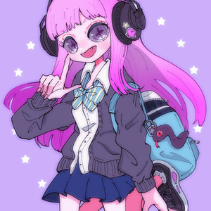 SNSアイコンなどに使える一枚絵