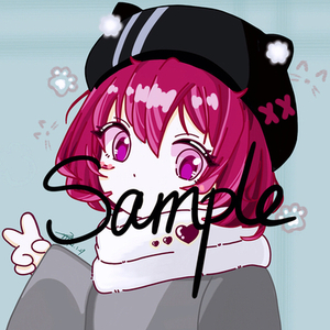 【最短2日】SNSアイコン　イラスト　オーダー