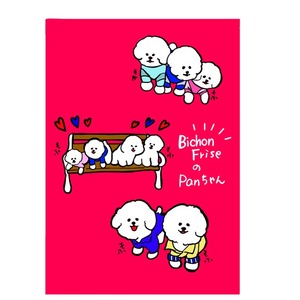 わんちゃんのイラスト雑誌/書籍/イベントポスター/ショップのイメージビジュアル、