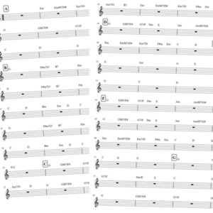 楽曲のコード進行を採譜します！(2曲) ギター弾き語りをしたいなど