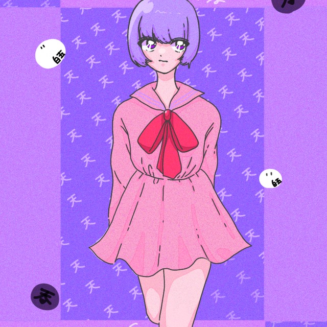 レトロなイラスト描きます