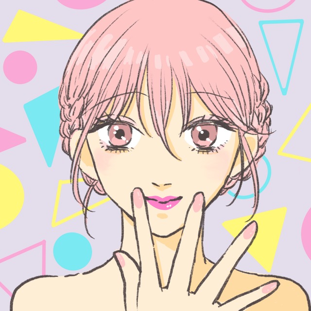 ポップカラーキャライラスト