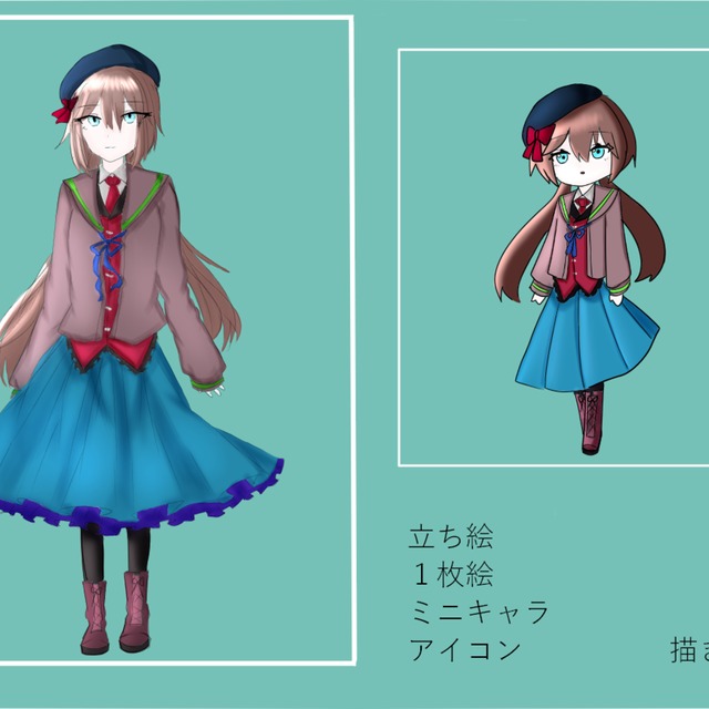 SNSアイコン他イラスト描きます！