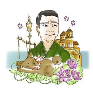 アイテム無制限！好きなものをたくさん詰め込んだ似顔絵を描きます