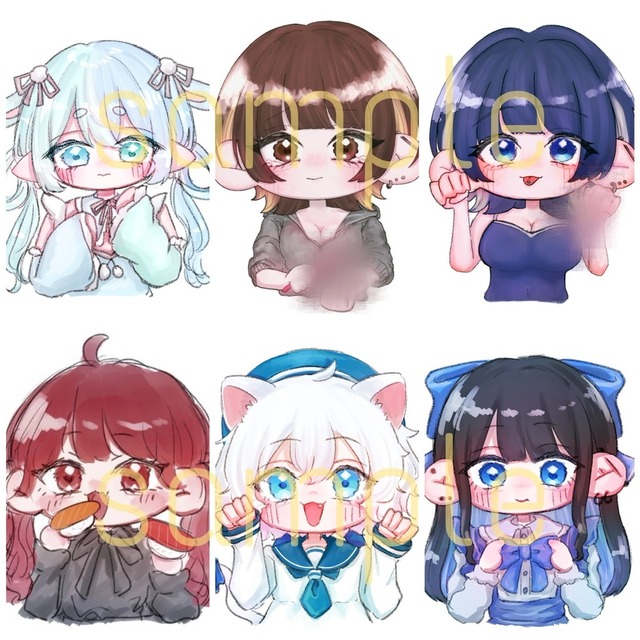 SNSアイコンなどで使える簡易デフォ