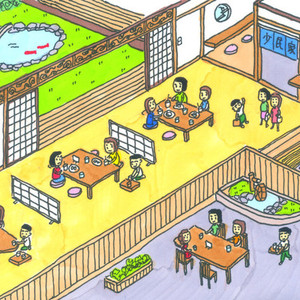 お仕事をする少年たち