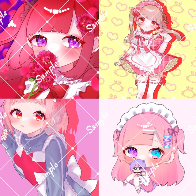 アイコン、ヘッダー、SDキャラ