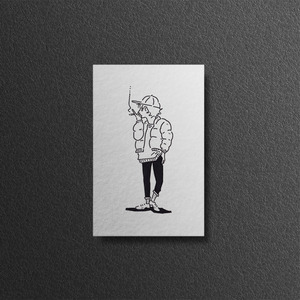 洗練されたシンプルイラストを描きます