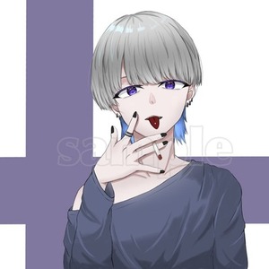 snsアイコン(等身イラスト)