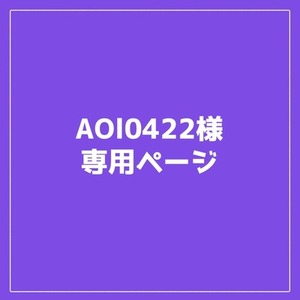 AOI0422様専用