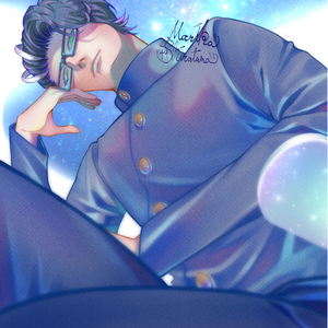 一枚絵のイラスト描きます