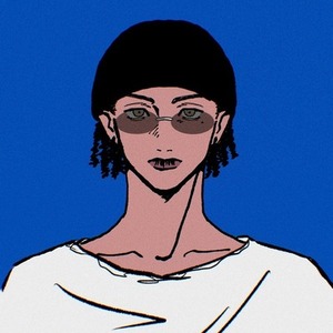 証明写真風イラスト