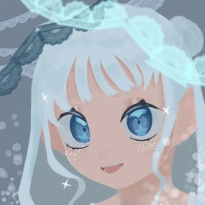 ふんわりした可愛らしいアイコン描きます