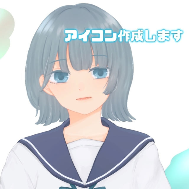 SNS用アイコン(女の子)お描きします！