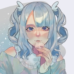 リッチな質感で透明感のあるアイコン描きます！