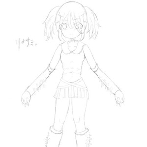 線画描きます！