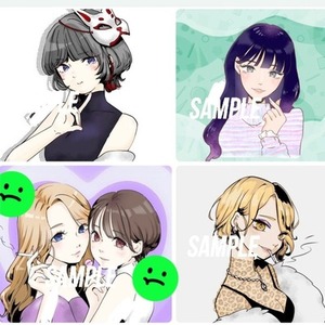 デジタルイラストオーダー似顔絵SNSアイコン