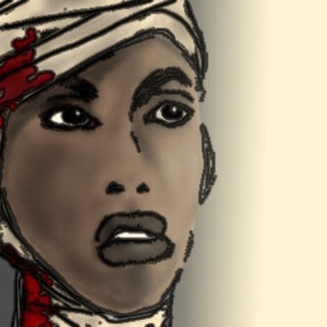 雑を売りに似顔絵描きます