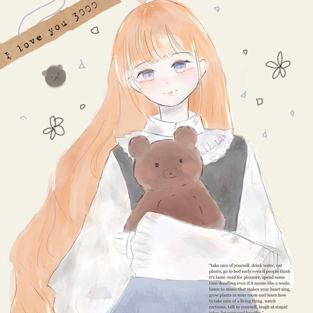 かわいい女の子のイラストお描きします！