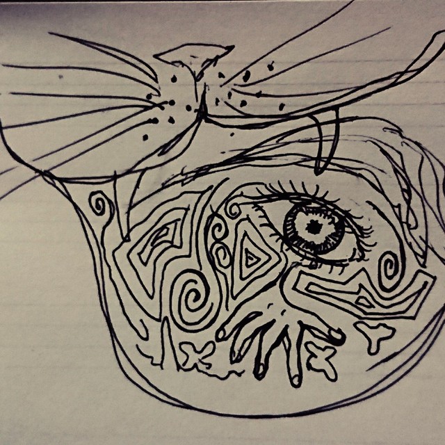 ボールペン絵描きます