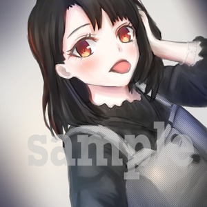 厚塗りでsns用イラストアイコンを描きます