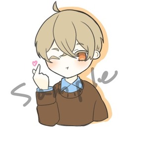 SNSアイコン(胸上デフォルメ)1500円～