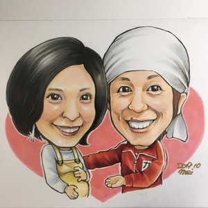 似顔絵心を込めて描きます☺️