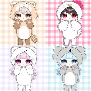 動物着ぐるみデフォルメ、ソロ