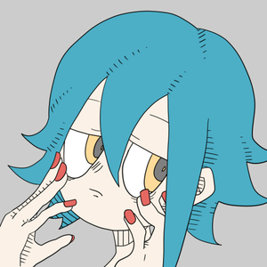 丸顔　SNSのアイコン描きます