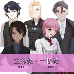 【ゲーム立ち絵/一枚絵】販売ページ　#1