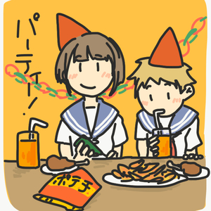 デフォルメイラストのアイコン作成