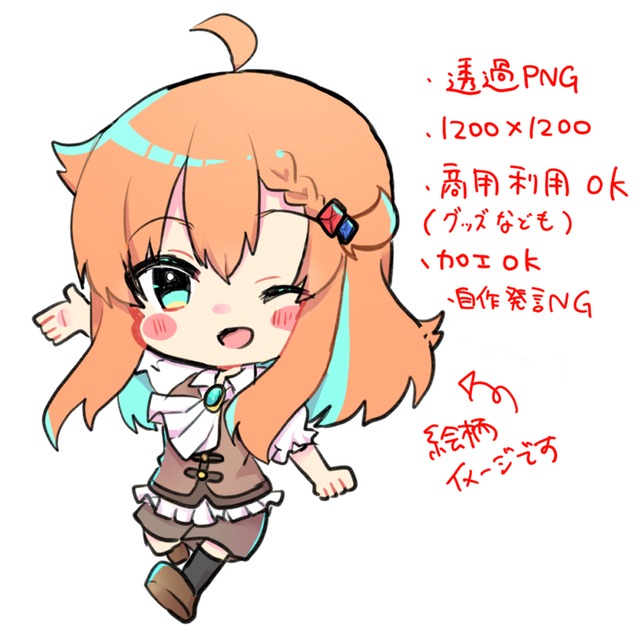 【商用利用可能】SDイラスト描きます。