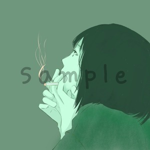 写真を元に似顔絵イラストを描きます