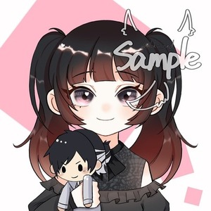 SDキャラクターのアイコン作成します🐺