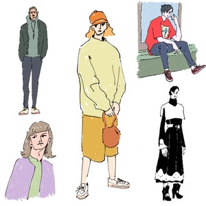 スナップ風似顔絵 イラストでおしゃれしませんか？