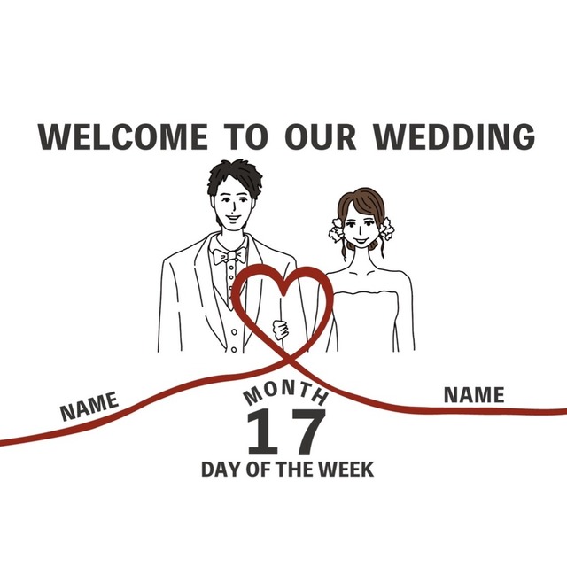 ウェルカムボード作成