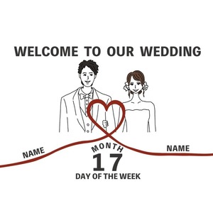 ウェルカムボード作成