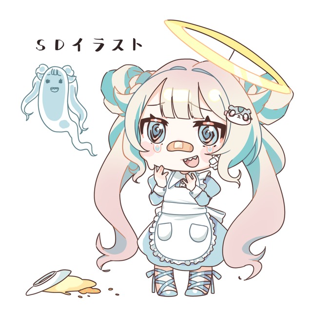 アイコンや配信などにお使い頂けるSDイラスト