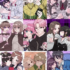 イラスト　コテ同　創作男女　創作