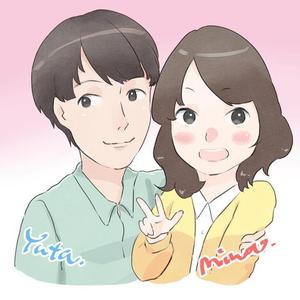 優しい雰囲気の似顔絵描きます。子供からお年寄り、ペットまで。大人数も対応します。