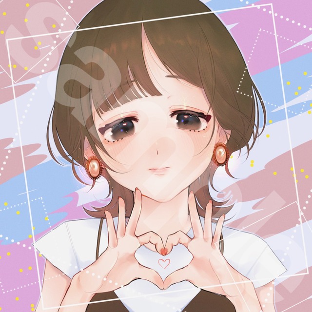 女の子SNSアイコン