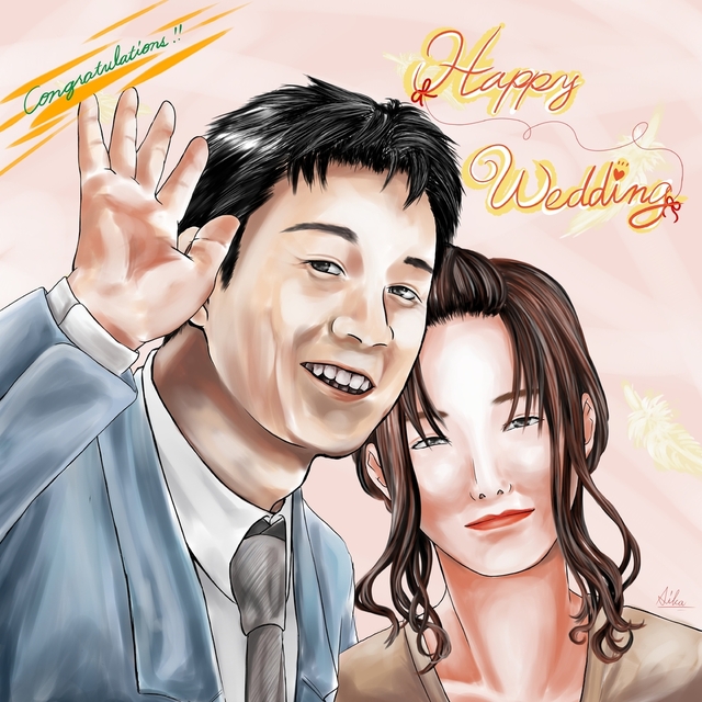 似顔絵、描きます！