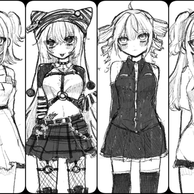 SNS白黒アイコン