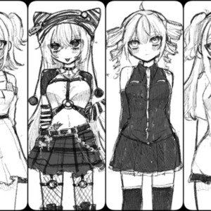 SNS白黒アイコン