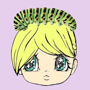 イモムシのせて