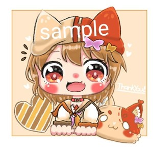 柔らかい印象のSNSアイコンとヘッダー描きます！