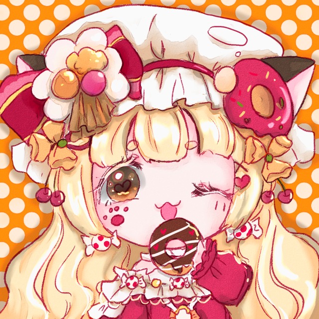 萌え系のミニキャラのアイコンなど