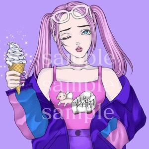 オリキャラ・似顔絵・二次創作　SNSのアイコン描きます